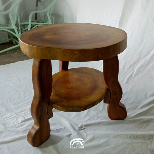 Solid Wood Round Coffee Table