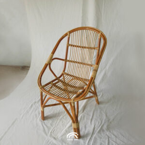 Handcrafted Red Rattan Boarding Chair Malaysia